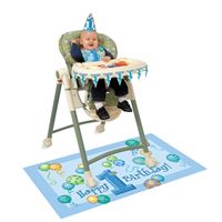 1st birthday highchair kit - boy