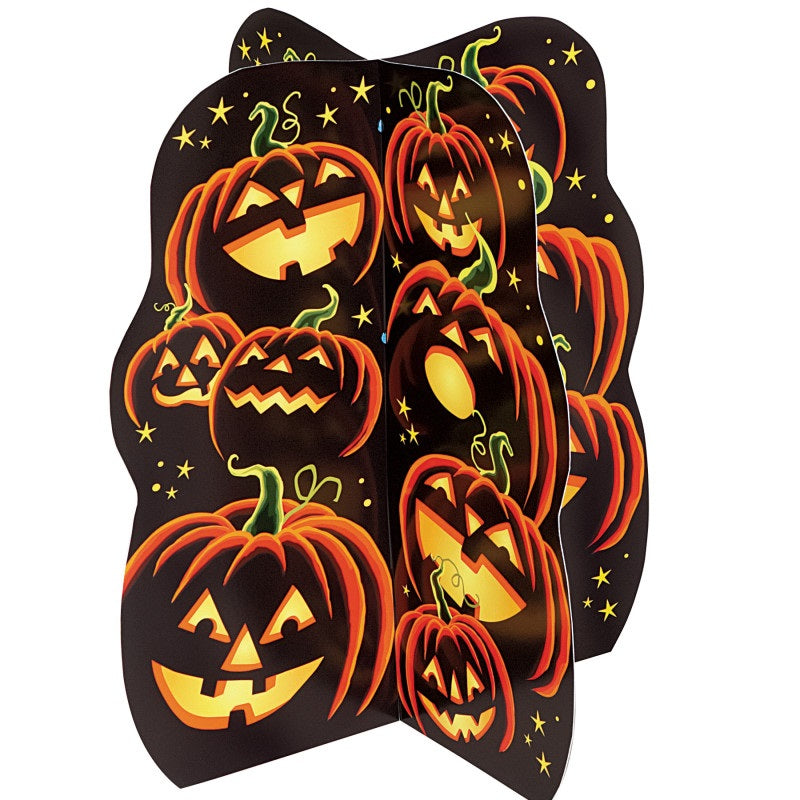 Pumpkin Grin Deluxe 3D Centerpiece