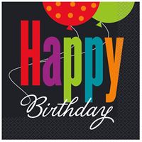 Birthday Cheer - Lunch napkins 16ct