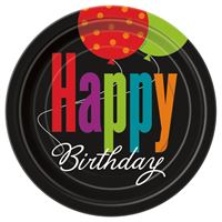 Birthday Cheer - 7" Dessert Plates 8ct