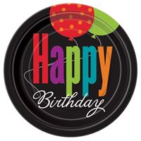 Birthday Cheer -9" Lunch Plates 8ct