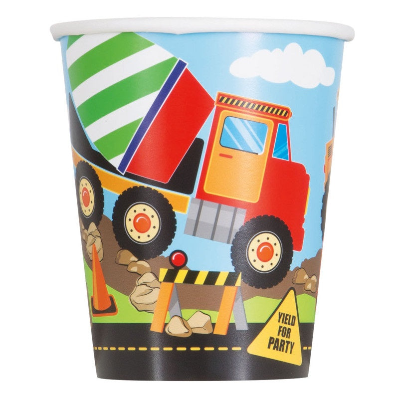 Construction Party - Cups 8ct