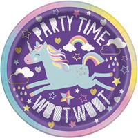 Unicorn - Dessert Plates 8ct