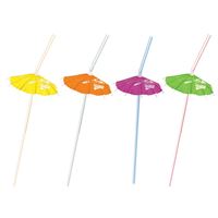 Luau - Umbrella Straws 6ct