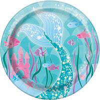 Mermaid - Dessert Plates 8ct