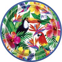 Tropical Palm Tree - Lunch Plate 8ct