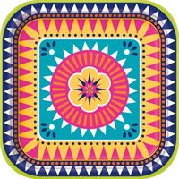 Boho Fiesta - Lunch Plates 8ct