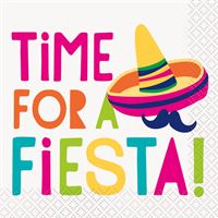 Fiesta - Time for a Fiesta Beverage Napkins 16ct