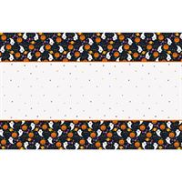 Cat and Pumpkin Plastic Tablecover