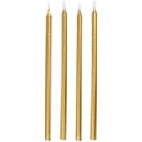 Metallic Birthday Candles 5" - Gold 12ct