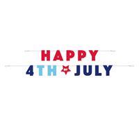 Happy 4th of July Letter Banner 2pc