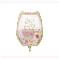 Rose All Day Wine glass - 17" Mylar