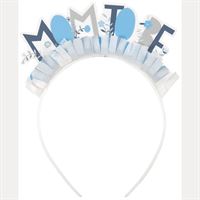 Mom to Be Paper Headband - Blue
