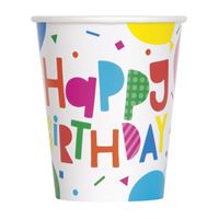 Colorful Balloons - 9oz Cups 8ct