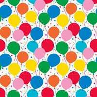 Gift Wrap - Colorful Balloons