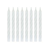 24ct Spiral White Candles