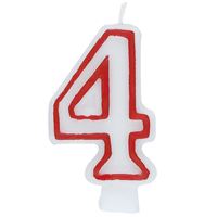 Deluxe Red Outline Candle - 4