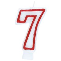 Deluxe Red Outline Candle -7