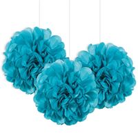 Mini Puff Ball - Teal 3ct