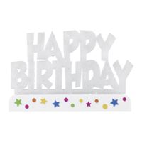 Cake Topper - Flashing Happy Birthday