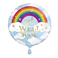 Get Well Soon Rainbow - 17" Mylar