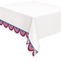American Flag Patriotic - Paper Table Cover