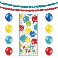 Balloon Cheer - Happy Birthday Decor Kit