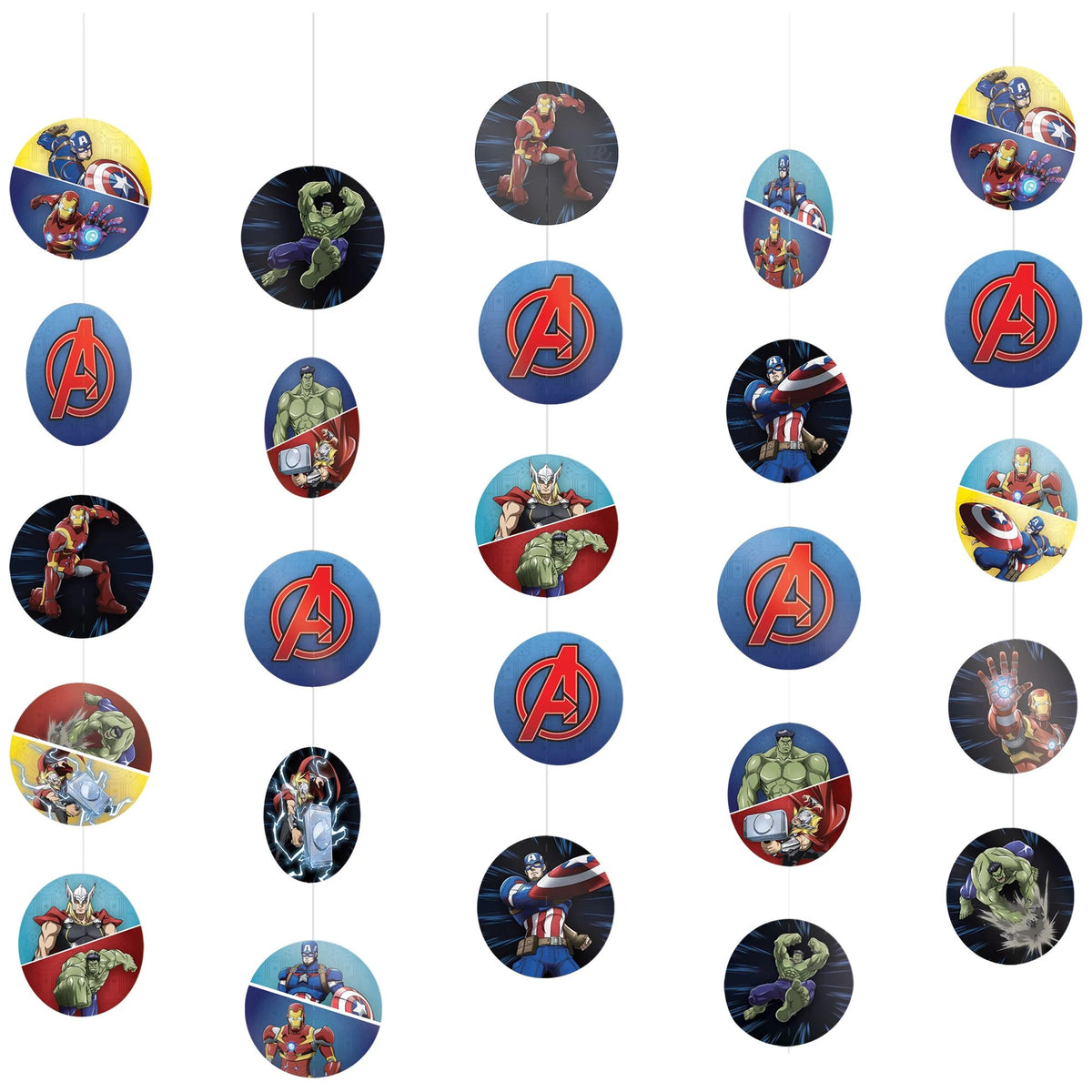 Avengers Core Circle Backdrop