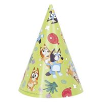 Bluey - Party Hats 8ct