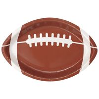 Tailgate - Football Shaped Plates 8ct