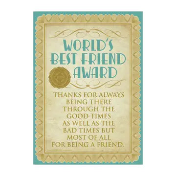 Metal Sign - World's Best Friend