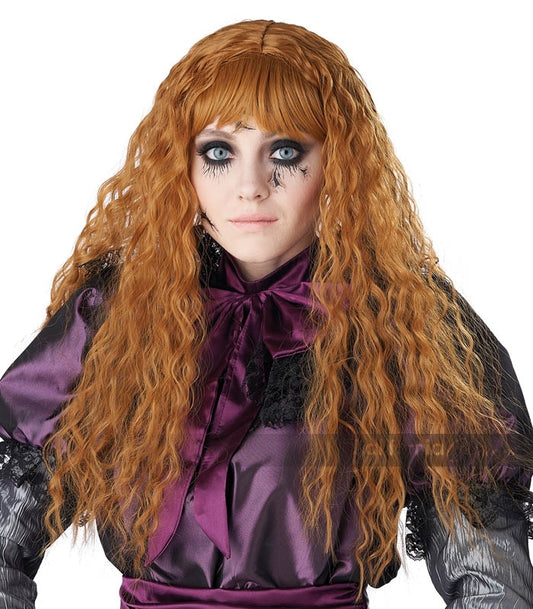 Creepy Doll Wig - Red