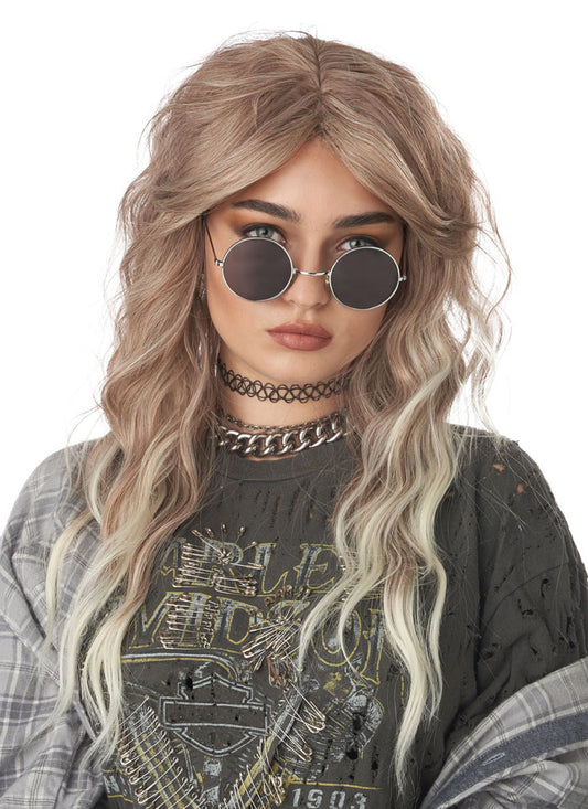 90's Grunge Rocker Wig - Blonde