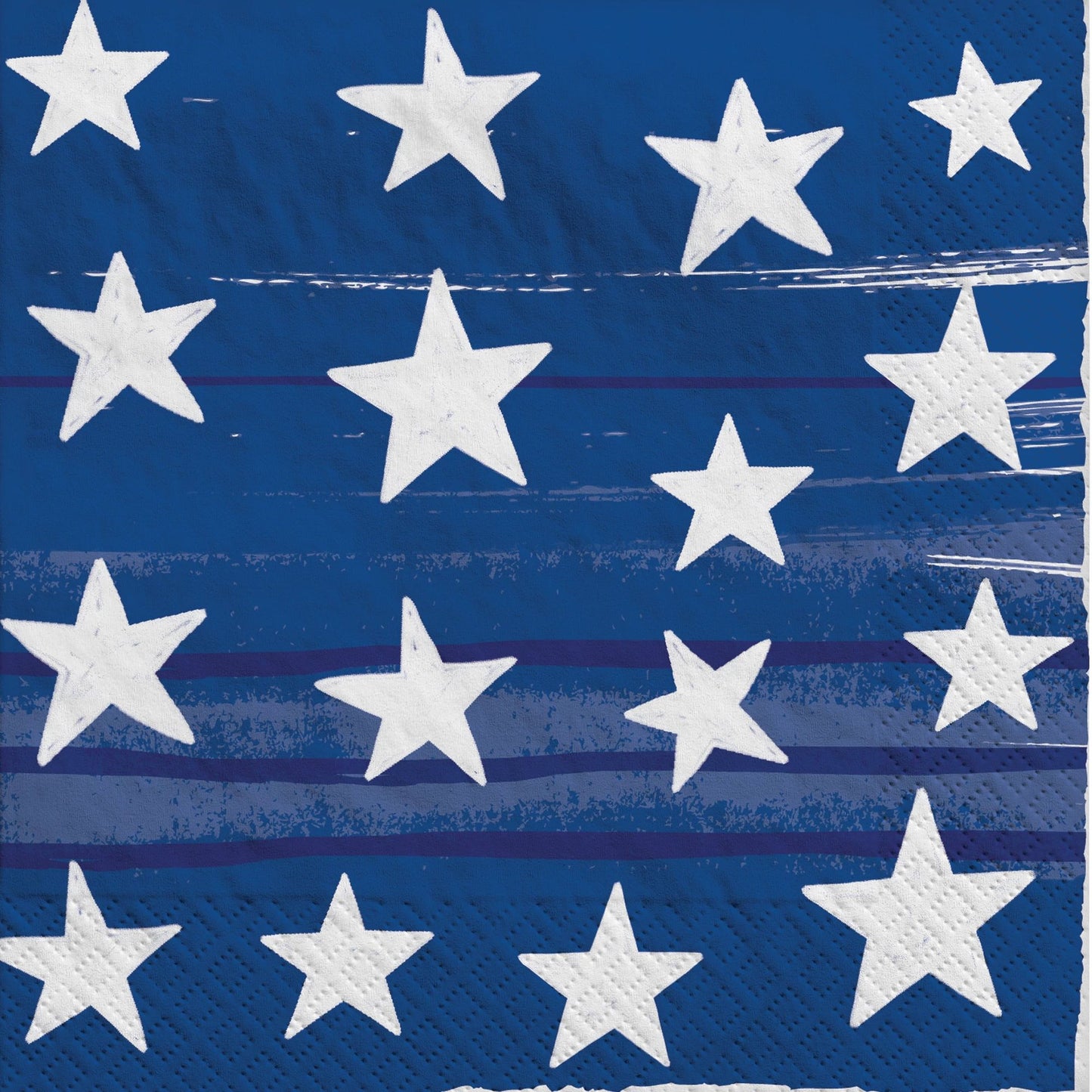 Painted Patriotic Beverage Napkins 16ct