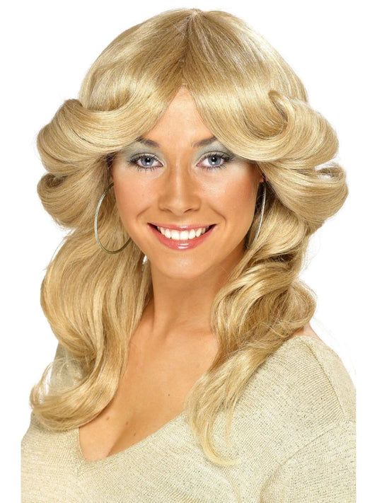 70's Flick Wig - Blonde