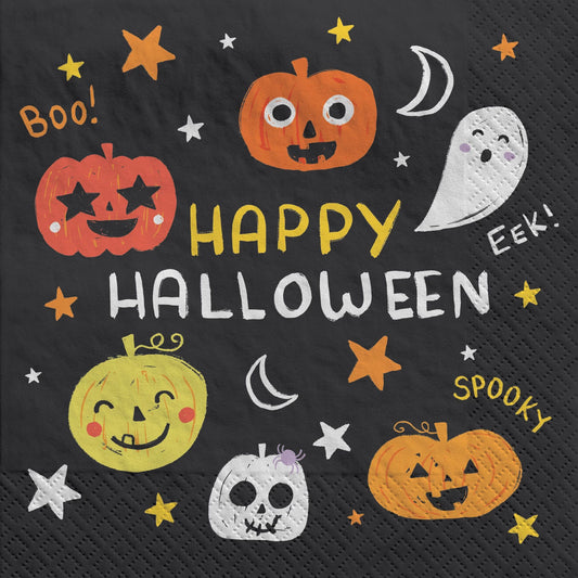 Spooky Friends Lunch Napkins - 100ct