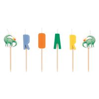 Partying Dinosaurs - Birthday Candles 6ct