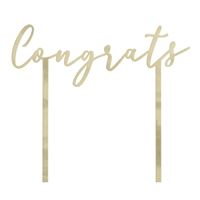 Cake Topper - Congrats