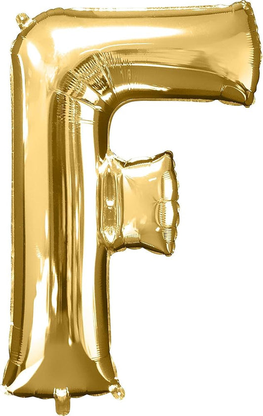34" Gold Letter - F