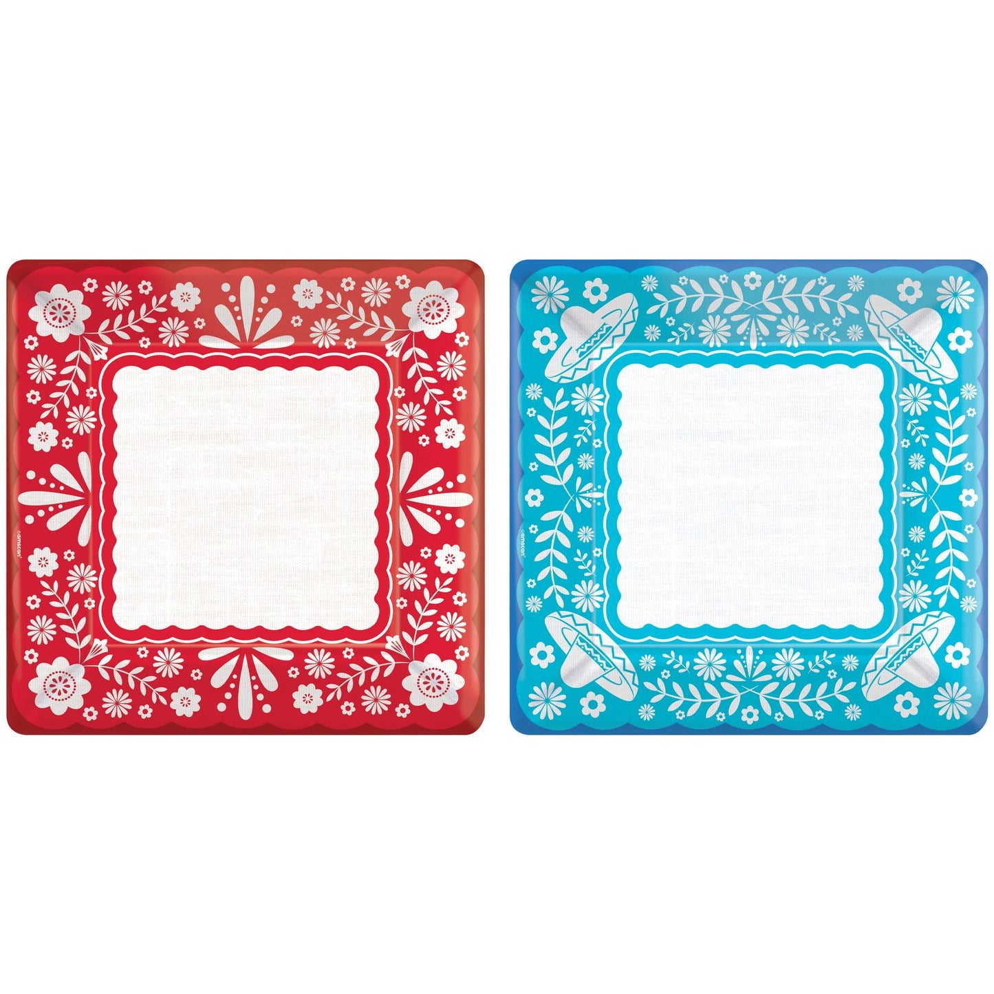 Viva la Party - Square Lunch Plates 8ct