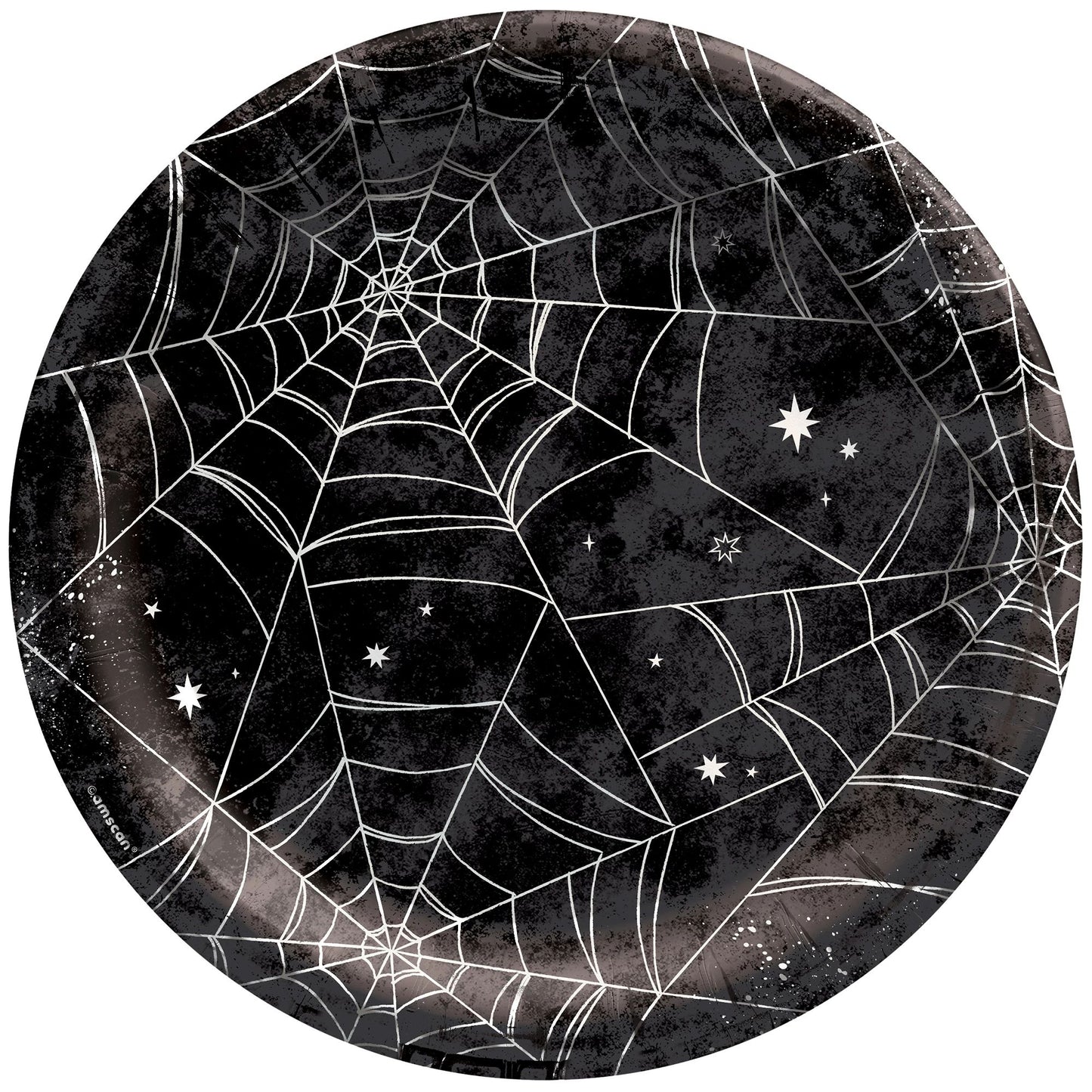 Spider Web Night Lunch Plates - 20ct