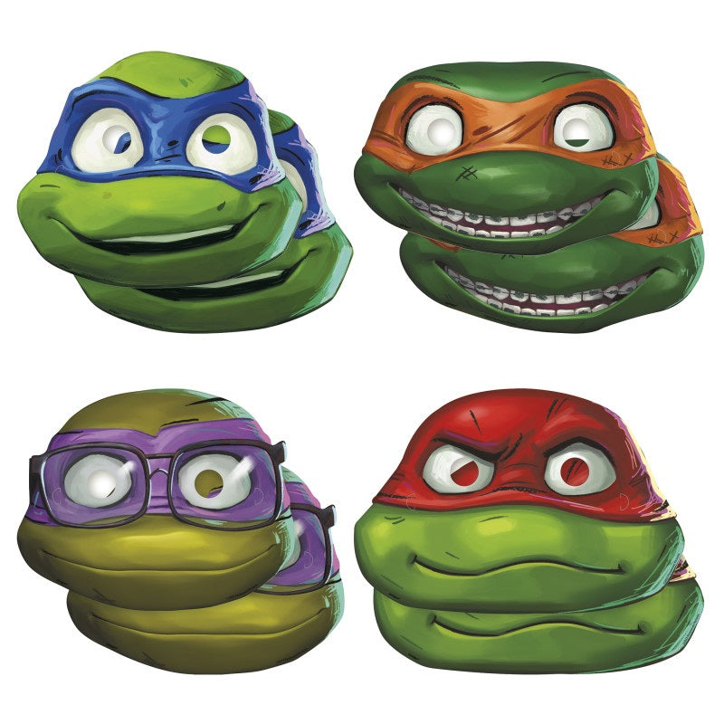 TMNT - Paper Masks 8ct