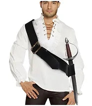 Leather-Like Cross Strap Sword Holder