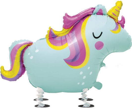 30" Walking Pet Mylar - Unicorn