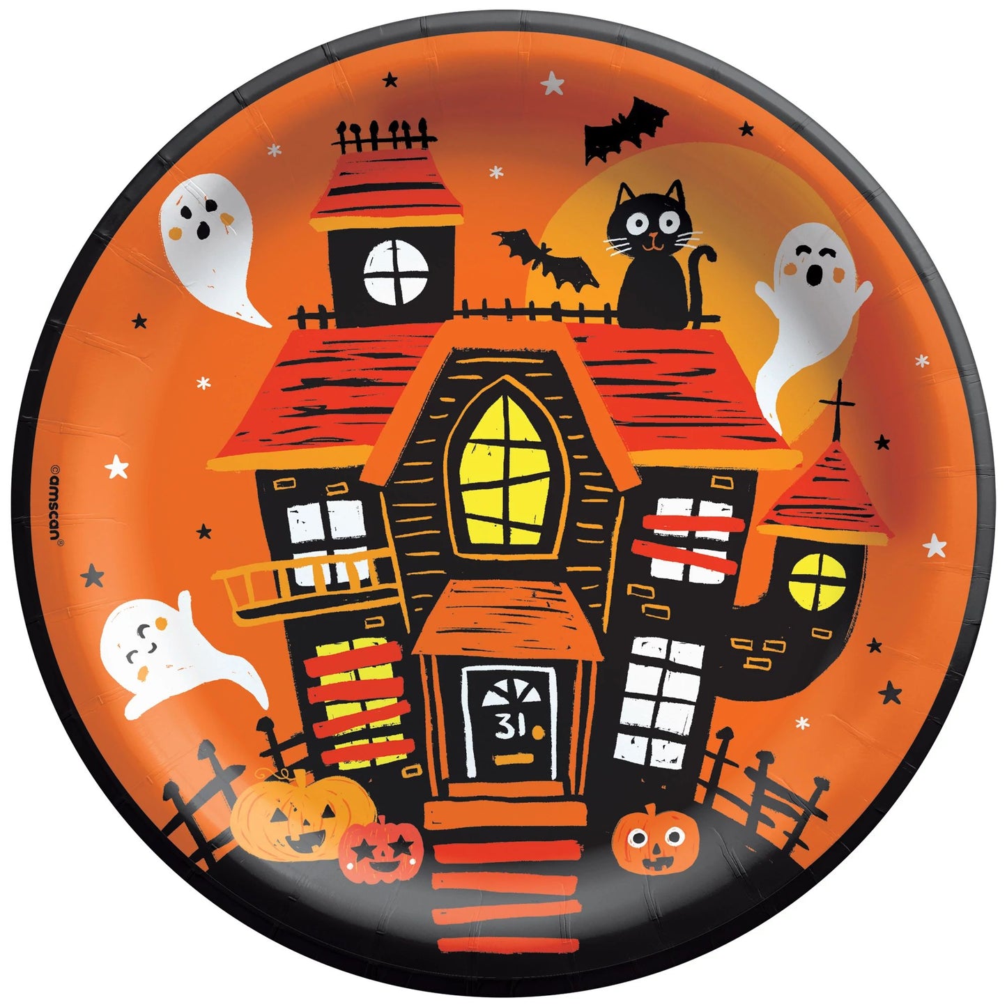 Spooky Friends Lunch Plates - 50ct