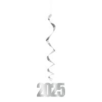 2025 Hanging Swirl Decoration 3ct