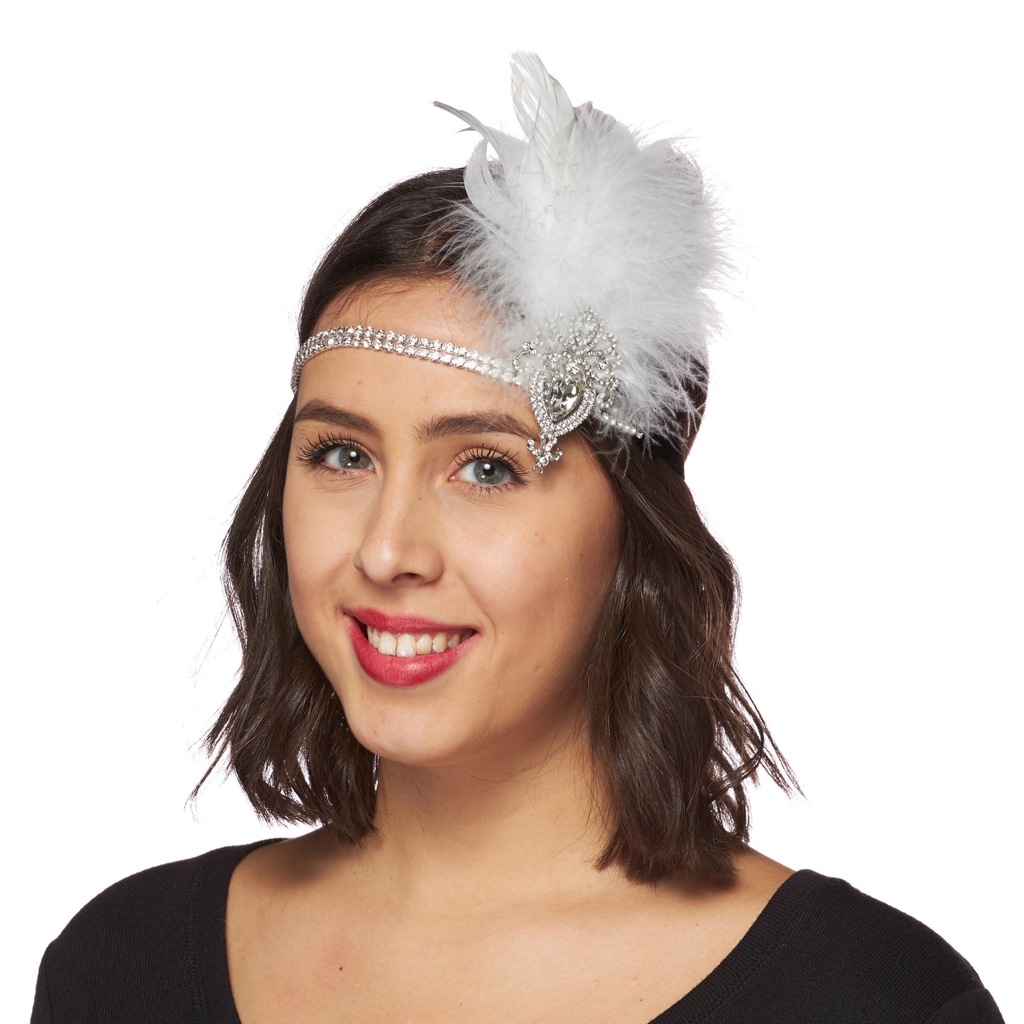 Pearly Diamond Flapper Headband