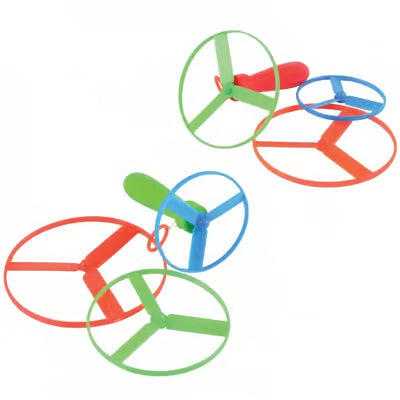 Mini Pull String Flying Saucers