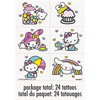 Hello Kitty and Friends - Foil Tattoos Sheets 24pc