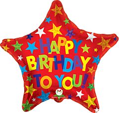 18" Mylar - Happy Birthday to You